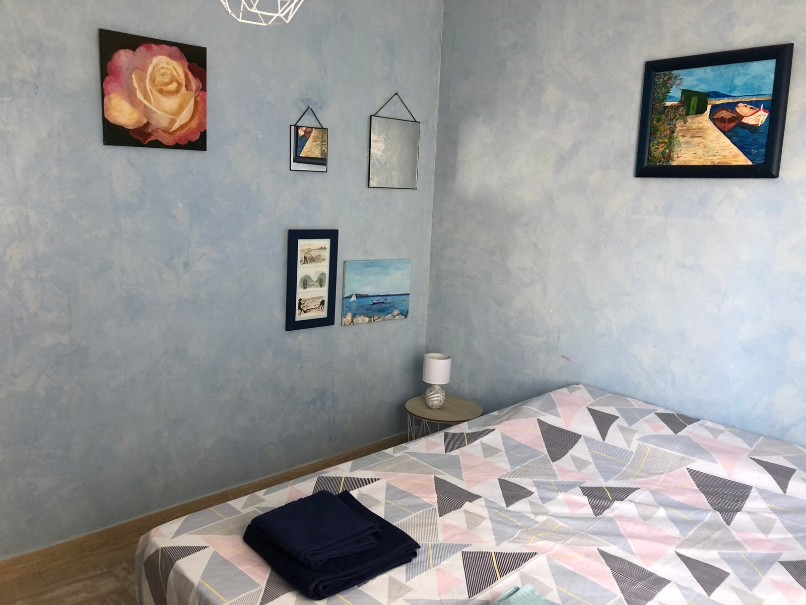 Chambre bleu